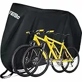 Favoto Funda Bicicleta Exterior Impermeable - Tela Oxford para MTB Carretera y Ebike Antipolvo y Resistente 200x70x110CM Negro