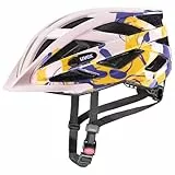 uvex air Wing - Leichter Allround-Helm für Damen und Herren - individuelle Größenanpassung - erweiterbar mit LED-Licht - Powder-Liquids - 52-57 cm