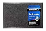 Carpet Diem Green Business Schmutzfangmatte 40x60 Anthrazit-schwarz | Fußmatte innen & außen in Geschäfts-Kunden Qualität für Beste Funktionalität und Haltbarkeit
