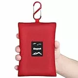 Siegvoll Picknickdecke 210 x 200 cm, mit praktischem Karabiner Ultraleicht ultradünne tragbare Stranddecke, Outdoor Decke für Strand, Picknick, Camping und Wandern (Schwarz)