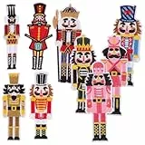 Amosfun 9stücke Nussknacker Bügel Aufnähbare Stickerei Patches Für Kleidung Reparatur Dekoration Vielseitige Polyester Applikationen Für Jacke Jeans Rucksack