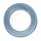 Villeroy & Boch - Boston Platzteller 32 cm Blau, Spülmaschinenfest, Servierteller, Speiseteller, Teller Glas, Kristallglas