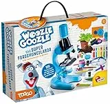 WOOZLE GOOZLE Das Super Forschungslabor (Experimentierkasten): 2 in 1: Großer Experimentierkasten + hochwertiges Mikroskop!