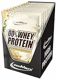 IronMaxx 100% Whey Protein Pulver 10x30g - Vanilla Ice Cream | Cremiger Eiweißshake mit BCAAs & EAAs | High Protein, Low Carb & zuckerarm | Ideal für Muskelaufbau, Diät & Fitness