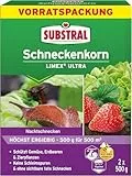 Substral Schneckenkorn LIMEX Ultra, 2x500g Vorteilspackung für 2 x 500qm - hochwirksamer Schutz gegen Schnecken, für Obst, Gemüse & Zierpflanzen