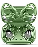 2026 Bluetooth Kopfhörer Sport, Kopfhörer Kabellos Bluetooth 5.4 mit ENC Noise Cancelling und 4 HD Mics, 50 Std Kabellose Ohrhörer, In Ear Kopfhörer mit Hi-Fi Stereo, IP7 Wasserdicht, LED-Anzeige