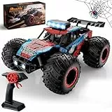 KINSAM Spider ferngesteuertes Auto, Aluschale, ferngesteuertes Auto für Kinder mit 2 Batterien, großer Reifen, RC Auto, für jedes Terrain, proportionelle Steuerung, Spielzeug für Kinder 3 – 8 Jahre