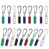 LOMUG 18tlg. LED Taschenlampen Set, mini kleine Kinder Taschenlampe mit Lanyard, Mitgebsel Gastgeschenke Handlampe für Notfall, Wandern, Outdoor, Camping, Radfahren [Energieklasse A]