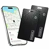 TIMU Air Smart Tag Card Funktioniert mit Apple Find My, Wiederaufladbarer Wallet Tracker (Nur iOS), Dünne Geldbörsen Tracker Karte IP68 Wasserdicht, Tag Karte für Reisekoffer/Geldbeutel/Koffer