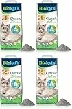 Biokat's Classic Fresh 3in1 mit Frühlings-Duft - Klumpende Katzenstreu mit 3 unterschiedlichen Korngrößen - 1 Sack (1 x 10 L) (Packung mit 4)