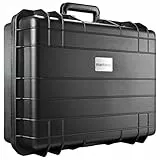 Mantona Outdoor Schutzkoffer L, wasserdichter Fotokoffer 31 l , Kamerakoffer staubdicht & stoßfest, Transportkoffer mit Schaumstoffeinlagen, ideal für Kameras, Objektive & Zubehör