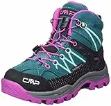 CMP Unisex Kinder Kids Rigel Mid Trekking Shoes Wp Trekking-Schuhe, Lake Pink Fluo, 30 EU