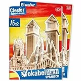Häfft® 2 x Spanisch Vokabelheft A5 mit 2 Spalten, liniert 64 Seiten - mit Sprüchen, Infos zu Kultur und Umgangssprache, Grammatik, Lernkontrollsystem u.v.m