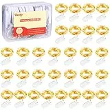 Vacoulery 30 Stück Lichterkette Batterie 10 LED Lichterkette mit Batterie 1M LED Lichterketten 3.3FT Lichterketten für Innen Weihnachten Deko