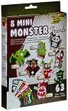 folia 50106 - Mini Monster Freunde, 63 Teile zum Erstellen von 8 Monsterfreunden