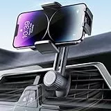 Handyhalterung Auto Handy Halterung Autohalterung: Universale Lüftung Handyhalter, EIN-Knopf-Release & 360 Grad Vent KFZ Halterung für iPhone 16/15/14/13/12 Pro Max Plus, Samsung, Huawei, Xiaomi, usw