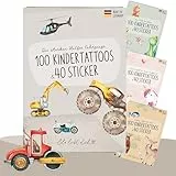 lila liebt dich® 140 angesagte Sticker & Tattoo Kinder Motive mit Fahrzeugen // Kindertattoos hautfreundlich & getestet // Made in Germany // LLD-MTAT-VEH