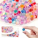 200 Stück Glasmurmeln Bunt, 10mm Murmeln Glas Bunte, Murmelns Klein mit Box, Wiederverwendbar Glas Murmelns für Murmelspiele, DIY-Projekte, Heimdekoration (10 Farben)