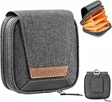 K&F CONCEPT 4 Stück Taschen für Kamera Filter 4-in-1 Filter-Taschen 4Pcs Objektivfilter Tasche Bis zu 95 mm