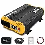 PVBEYORND Wechselrichter 12V auf 230V Reiner Sinus 2500W/5000W Reiner Sinus Wechselrichter Spannungswandler 12V 230V Mit Externem Controller Geeignet für Haushaltsgeräte und Wohnmobil