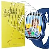 Blueshaweu Schutzfolie für NAIXUES Smartwatch kinder, HD klar Flexible TPU Displayschutzfolie [6 Stück] Kompatibel für NAIXUES 4G kinder GPS Smartwatch (Transparenz)