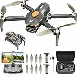 PLEGBLE Drohne mit Kamera für Kinder Erwachsene, Bürstenlosem Motor Mini Drohne FPV RC Quadcopter mit WiFi 1080P, Höhenhaltung, 3D Flip, Kopflos Modus, Spielzeug und Geschenke für Jungen Anfänger