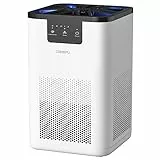 CONOPU Luftreiniger Allergiker, Air Purifier Aromatherapie-Funktion, Luftfilter Wohnung 3-stufige Filtrierung, Luftreiniger Pollen Schimmel Geruch Staub, Raumluftreiniger Tragbar Nachtlicht