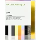 Bocguy Karten Zur Verwendung für Cricut Joy, 12-Pack Karten mit Briefumschläge für DIY Geschenk Grußkarten Einladung