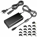 Netzteil 90W für Laptop Ladekabel Power Adapter, kompatibel mit Computer LCD Monitor Soundbar Lautsprecher Zubehör Stromkabel. Wechselstrom 100V –240V zu Gleichstrom 15V 18,5V 19V 19,5V 20V.