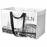 IKEA Einkaufstasche 71 L - Shopper/Aufbewahrungstasche - Köln-Motiv-Silhouette