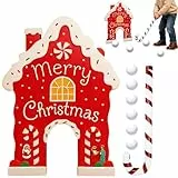 Nevalerra Golfspiel Für Innenräume,Weihnachtliches Lustiges Tragbares Spielzeug | Erwachsene Golf Familienspiel Set | Für Wohnzimmer Garten Partys Zusammenkünfte Veranstaltungen Feiern Kinder