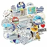 Griechenland deko Greece aufkleber auto sticker set scrapbook stickers laptop aufkleber sticker fotoalbum scrapbooking stickeres reise travel aufklebers reise koffer aufklebers