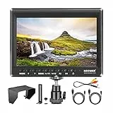 NEEWER F100 7 Zoll 1280x800 IPS Bildschirm Kamera Feldmonitor unterstützt 4k Eingang HDMI Video für DSLR Spiegellose Kamera Sony A7S II A6500 Panasonic GH5 Canon 5D Mark IV (Batterie Nicht enthalten)