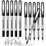 Kugelschreiber, 16 Stück Stifte, Schreibt Reibungslos Gelschreiber, Schnell Trocknend Gel Pen, Gel Kugelschreiber, Gelstifte Schwarz, Tintenroller Stifte für Schulsachen, Schreiben, Geschäft - 0.5mm