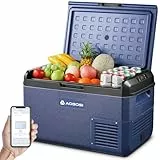 AAOBOSI Kompressor Kühlbox 40L, Elektrisch Kühlbox 12V/230V, IPX4 Wasserdicht, -20°C bis 20°C Auto Kuhlbox Ideal für Auto, LKW, Boot, Camping, Reisen, Fischen, Garten & Outdoor-Aktivitäten
