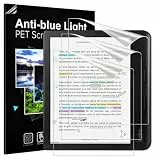 TiMOVO 3 Stück Schutzfolie für Kobo Libra Colour 7 inch 2024/Kobo Libra 2 E-Reader 7 '2021, Premium PET Displayschutzfolie mit vollständiger Abdeckung, Blendfrei, Kratzfest, Blasenfrei - Matt