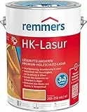 Remmers HK-Lasur teak, 5 Liter, Holzlasur aussen, 3facher Holzschutz mit Imprägnierung + Grundierung + Lasur, Feuchtigkeit- und UV-Schutz