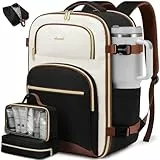 LOVEVOOK Handgepäck Rucksack Flugzeug, 40L Groß Reiserucksack Damen Herren Tasche, 17 Zoll Laptop Rucksack Travel Backpack mit Laptopfach, Reise Rucksack-damen für Geschäftsreise Business Weekend