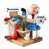 Wichtelstube-Kollektion Holz Räuchermännchen 'Oma & Opa'