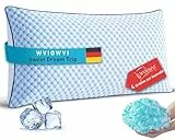WVIOWVI Kopfkissen 40x80, Kühlendes Kopfkissen, Memory Foam Kissen Nackenkissen Ergonomisches Seitenschläferkissen Schlafkissen für Seiten, Rücken & Bauchschläfer