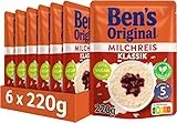 BEN'S ORIGINAL™ Fertiggericht Milchreis Klassik 6 x 220g