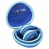 Aproca Kinder-Kopfhörer-Hülle, kompatibel mit iClever BTH12 / HS19 / BTH26 Kinder-Bluetooth-Kopfhörern, Hartschalentasche – Blau (nur Hülle)