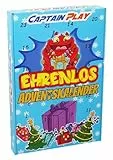 CAPTAIN PLAY EHRENLOS Adventskalender 2025, ehrenloses Süßigkeiten Geschenk mit 315g