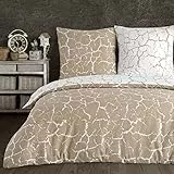 Buymax® Bettwäsche 200x200 100% Baumwolle 3-Teilig Bettbezug - Bettwäsche-Sets 200 x 200cm mit 2 mal Kissenbezüge 80x80cm, ÖKO-TEX Renforcé-Bettdeckenbezug Set mit Reißverschluss