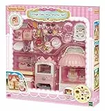 Sylvanian Families 5807 Dorfkonditorei Set für Starter Haus, Ergänzungsset inklusive Backofen mit Funktion und viel Zubehör, Spielzeug für Kinder ab 3 Jahren