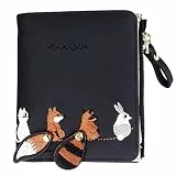 VALICLUD Tiermuster Geldbörse Damen Mit Reißverschluss Münztasche Kompakte Brieftasche Mehrere Kartenfächer Multifunktionale Aufbewahrungstasche Für Alltag Und Reisen 4.72X3.94X0.79 Zoll