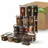 Viwares Vorratsdosen mit Deckel Luftdicht | 30er Vorratsbehälter Set | BPA-FREI | Zur Müsli Mehl und Zucker Aufbewahrung | Praktische Aufbewahrungsbox Küche für alle Lebensmittel