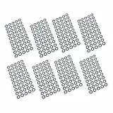 500 Stück 3D, 6 Mm Innendurchmesser, 10 Mm Außendurchmesser, Referenzpunkt, Diffuse Reflexionsmarkierungen für die 3D-Bewegungsanalyse