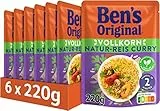 BEN'S ORIGINAL™ Express Reis Natur Curry 6 x 220g