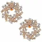 LOVE SHOES Damen 2 Schuhclips Gold Glamour Schmuck Clip Schuhe Party in Dubai